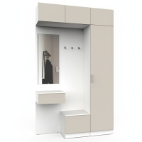 Набор мебели для прихожей "Марсель-205" МР 01-205 В2490 Ш1500 Г420 (ЛДСП Кашемир) Набор мебели для прихожей "Марсель-205" МР 01-205 В2490 Ш1500 Г420 (ЛДСП Кашемир)